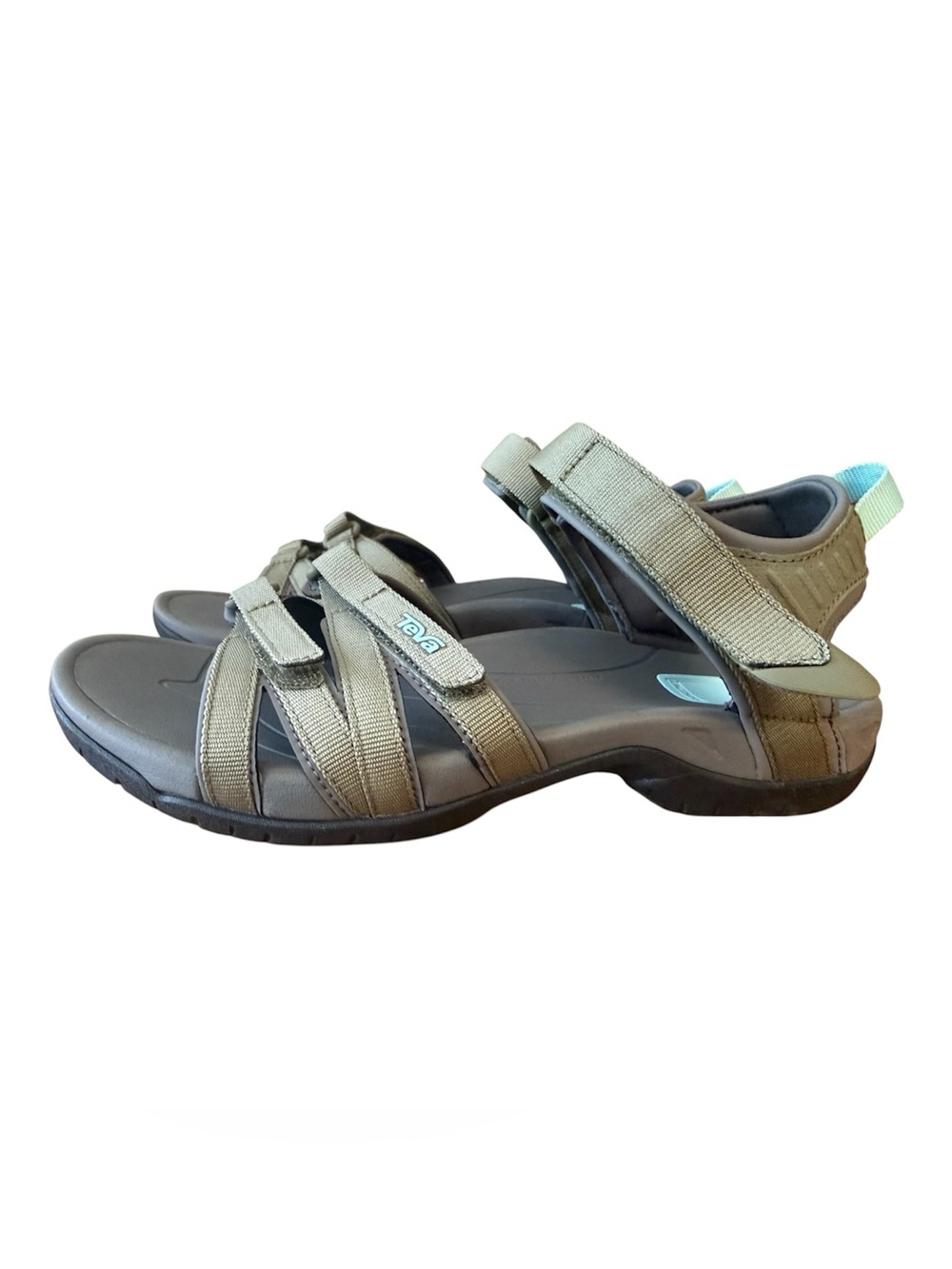 Teva Women’s Adjustable Strappy Burnt Olive Tirra Sport Sandals/ Water Shoes. - Picture 3 of 9